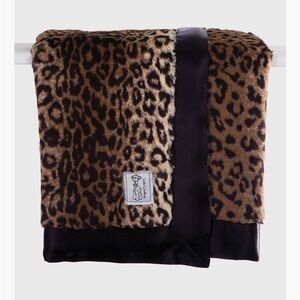 Little Giraffe NWT leopard luxe baby blanket